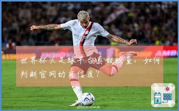 世界杯买足球平台真假较量，如何判断官网的可信度？